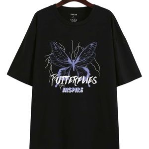 Shein butterfly graphic tee
